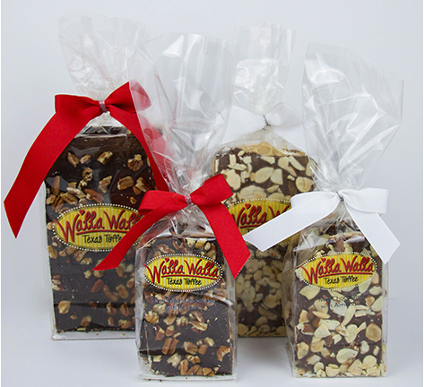 Walla Walla three different Toffee Packagings